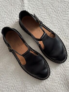 STEVE MONO Artisanal Sandals 10/12 Black / 41